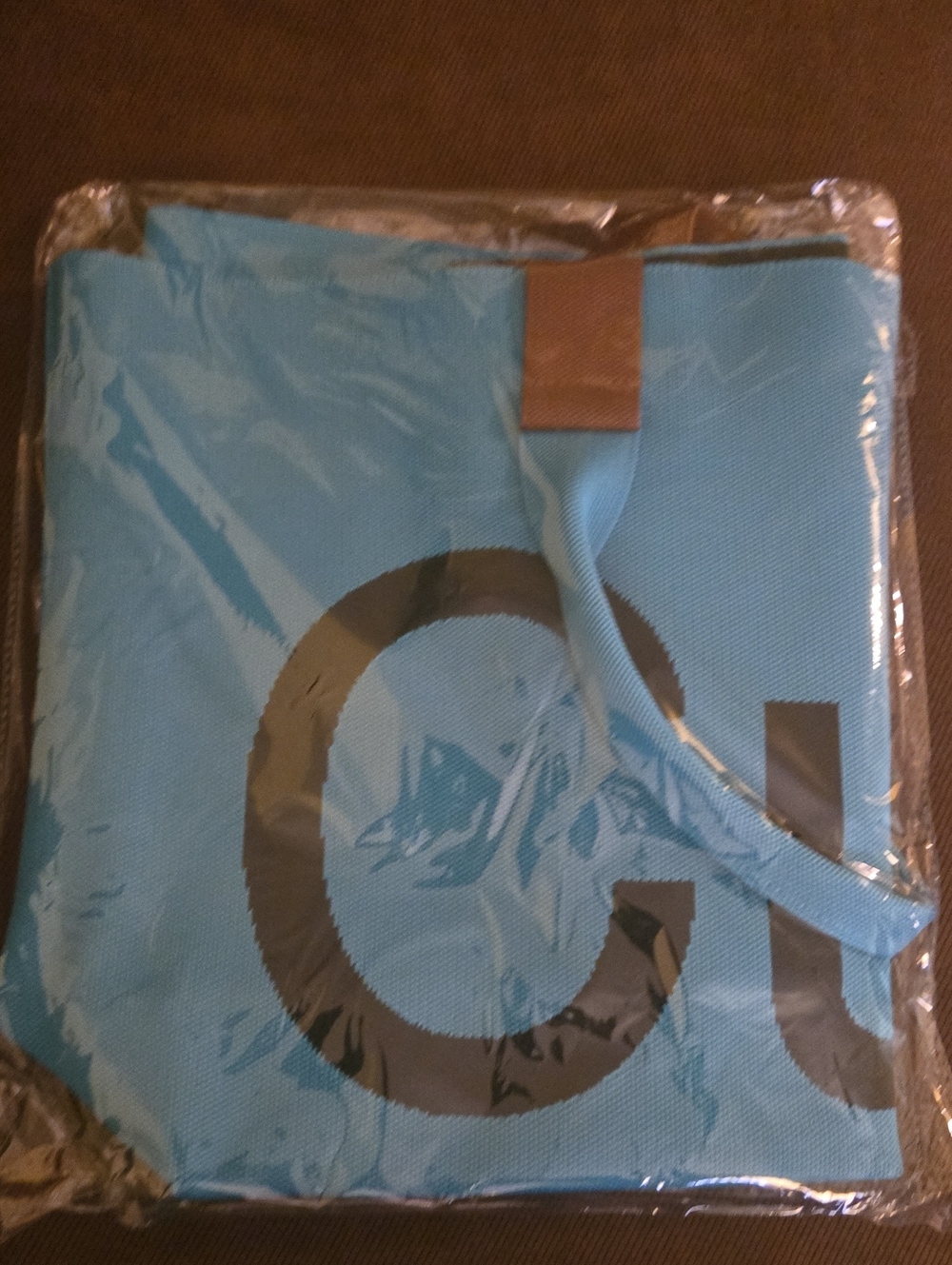 Cerulean Curve Everyday Tote Bag